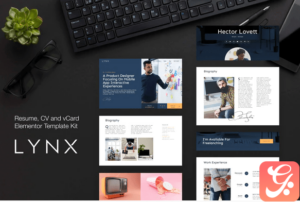 Lynx - Resume and CV Elementor Template Kit