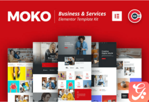 Moko - Business & Services Elementor Template Kit