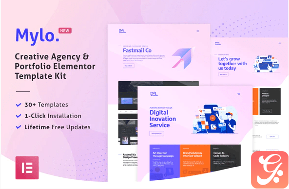 Mylo - Creative Agency & Portfolio Template Kit