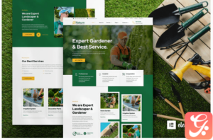 Naturn – Landscape & Gardening Elementor Template Kit