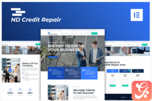 ND Credit Repair - Finance Company Elementor Template Kit
