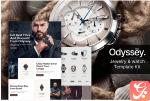Odyssey – Jewelry & Watch WooCommerce Template Kit