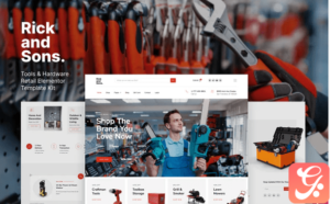 Rick and Sons – Tools & Hardware Retail WooCommerce Template Kit
