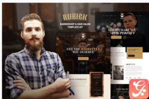 Rubick - Barbershop & Hair Salon Elementor Template Kit