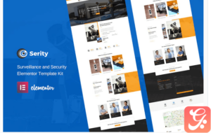 Serity - CCTV & Security Cameras Elementor Template Kit