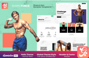 Shape Force - Fitness & Gym Elementor Template Kit