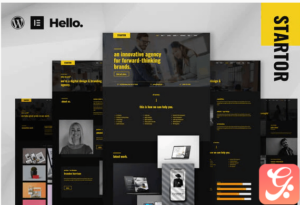 STARTOR - Agency & Company Elementor Template Kit