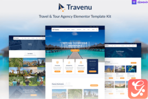 Travenu – Travel & Tour Agency Elementor Template Kit