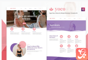 Yoco - Yoga Studio Elementor Template Kit