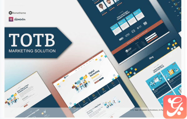 TOTB - Marketing Solution Elementor Template kit