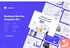 Sabertooth | Business Service Elementor Template Kit