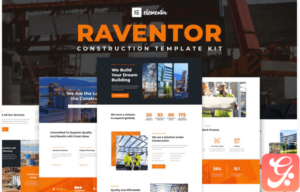 Raventor - Construction & Architecture Elementor Template Kit