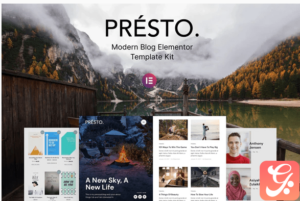 Presto – Modern Blog Elementor Template Kit