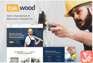 Oakwood - Home Improvement & Renovation Template Kit