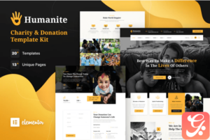 Humanite – Charity & Donation Elementor Template Kit