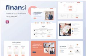 Finansi - Finance & Business Elementor Template Kit
