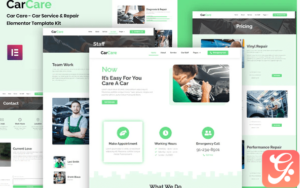CarCare - Auto Service & Repair Elementor Template Kit
