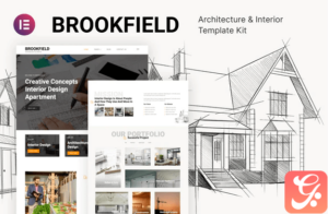 Brookfield – Architecture & Interior Design Template Kit