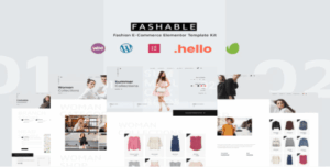 Fashable - Stylist eCommerce Elementor Template Kit