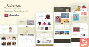 Kiara - Fashion Elementor Template Kit