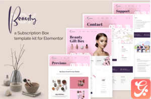 BeautyBox - Subscription Box Elementor Template Kit