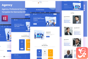 Porto Agency - Creative Digital Business Elementor Template Kit
