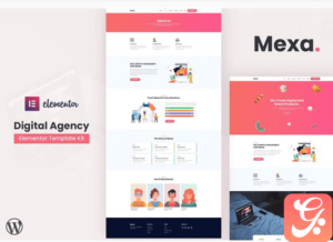 Mexa - Digital Agency Elementor Template Kit