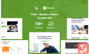 Fintar - Finance Management Elementor Template Kit