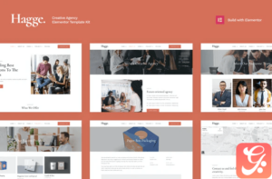 Hagge - Creative Portfolio Elementor Template Kit