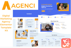 Agenci - Digital Marketing Agency Elementor Template Kit