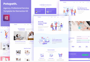 Potopath - Digital Agency Elementor Template Kit