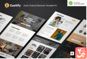Castify – Audio Podcast Elementor Template Kit