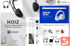 Noiz – Audio Store WooCommerce Elementor Template Kit