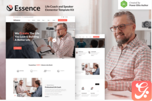 Essence – Life Coach & Speaker Elementor Template Kit
