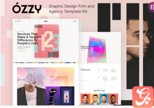 Ozzy - Graphic Design Firm and Agency Template Kit