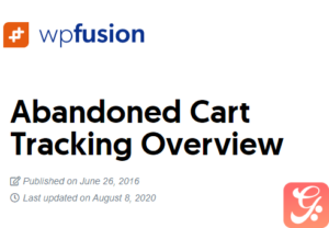 WP Fusion – Abandoned Cart 1.7.1