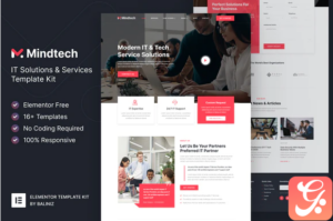 Mindtech – IT Solutions & Services Company Elementor Template Kit