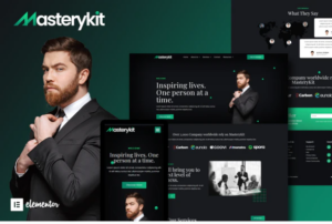 MasteryKit - Business Coach Elementor Template Kit