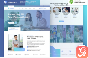 Loanesty – Loan Company & Banking Elementor Template Kit