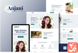 Anjani - Spa & Beauty Elementor Template Kit