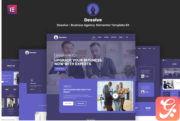 Desolve - Business Agency Elementor Template Kit
