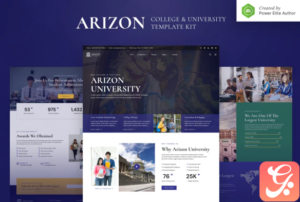 Arizon – College & University Elementor Template Kit