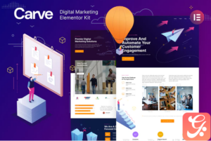 Carve — Digital Marketing Elementor Template Kit