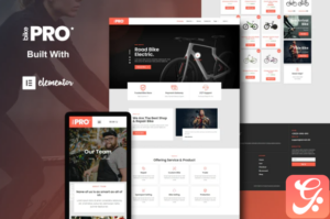 BikePro - WooCommerce Elementor Template Kit
