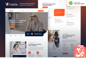 Virtable – Virtual Assistant Business Elementor Template Kit