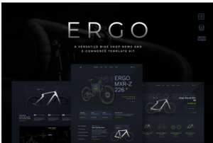 ERGO - A Versatile Bike Shop News and eCommerce Template Kit
