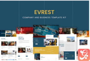 Evrest - Company & Business Elementor Template Kit