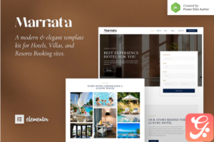 Marriata – Hotel & Resort Elementor Template Kit