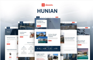 Hunian - Real Estate Elementor Template Kit