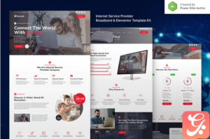 Evernet – Broadband & Internet Service Provider Elementor Template Kit